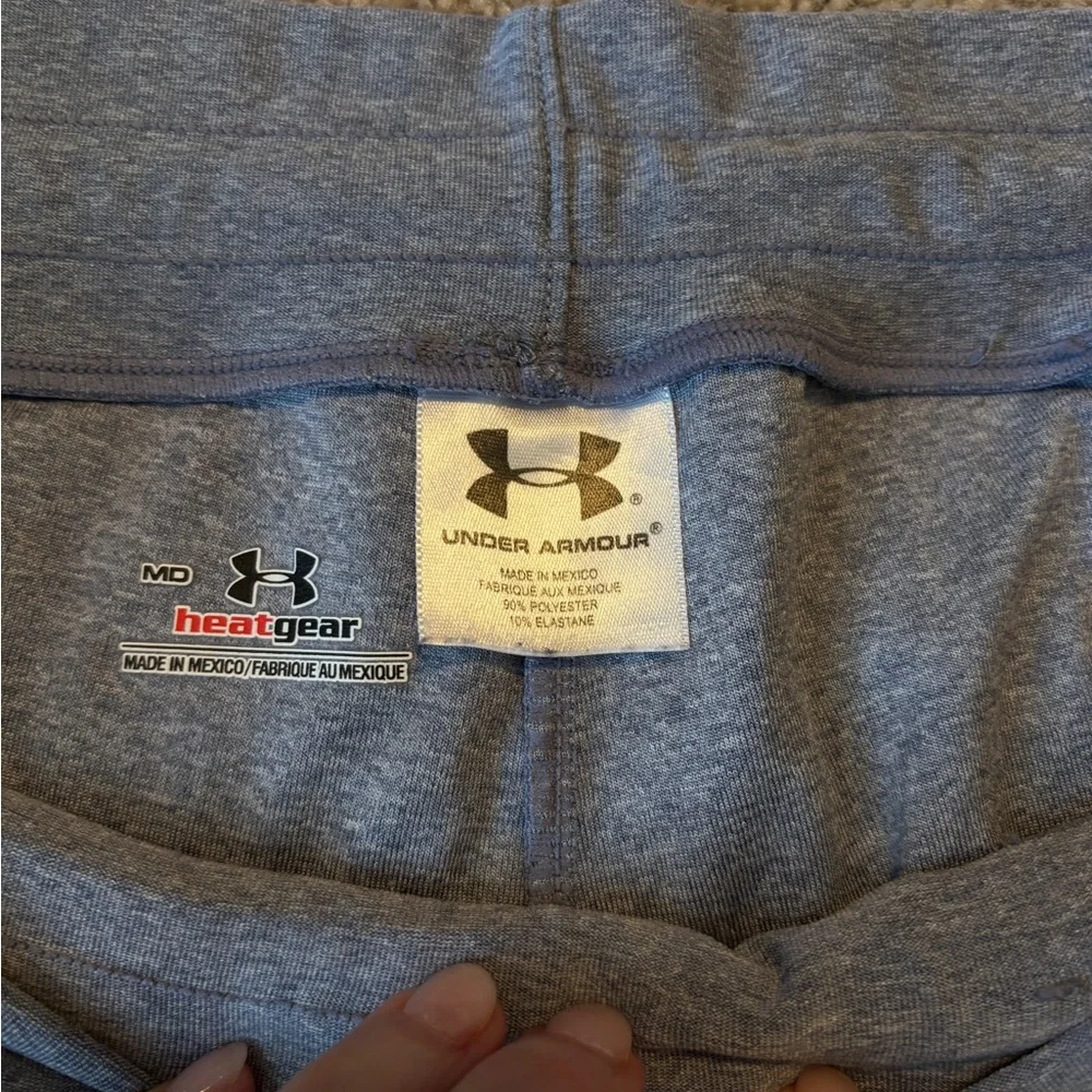 Under Armour Gray HeatGear Pants - Picture 2 of 2